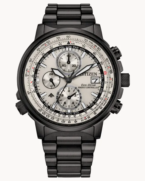 Promaster Navihawk A-T Silver-Tone Dial Stainless Steel Bracelet Promaster Navihawk A-T Silver-Tone Dial Stainless Steel Bracelet